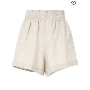 Reformation Nashville Linen Shorts Size S